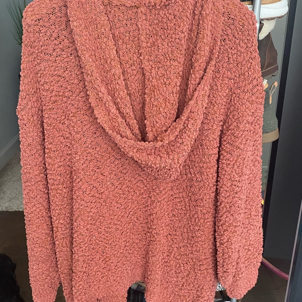 Hooded cardigan